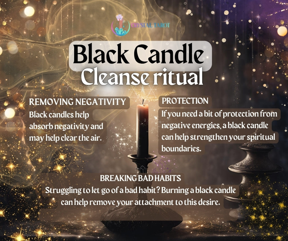 Black Candle ritual - protection and cleanse (a real black candle will be used!)