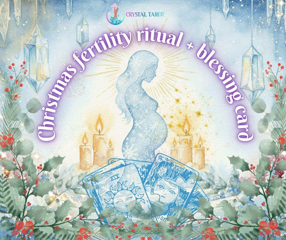Christmas fertility ritual & blessing card (video with a card)