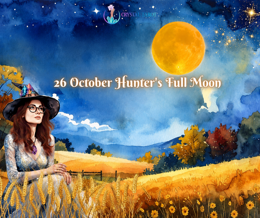 The October 🌕✨ Hunter's🍂🎃✨🌕Full Moon,  a miracle time! If you feel called to transform something in your life — this is your sign. 🌙