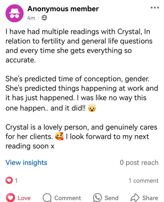 Customer review screenshot