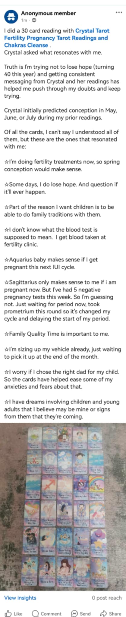 Customer review screenshot