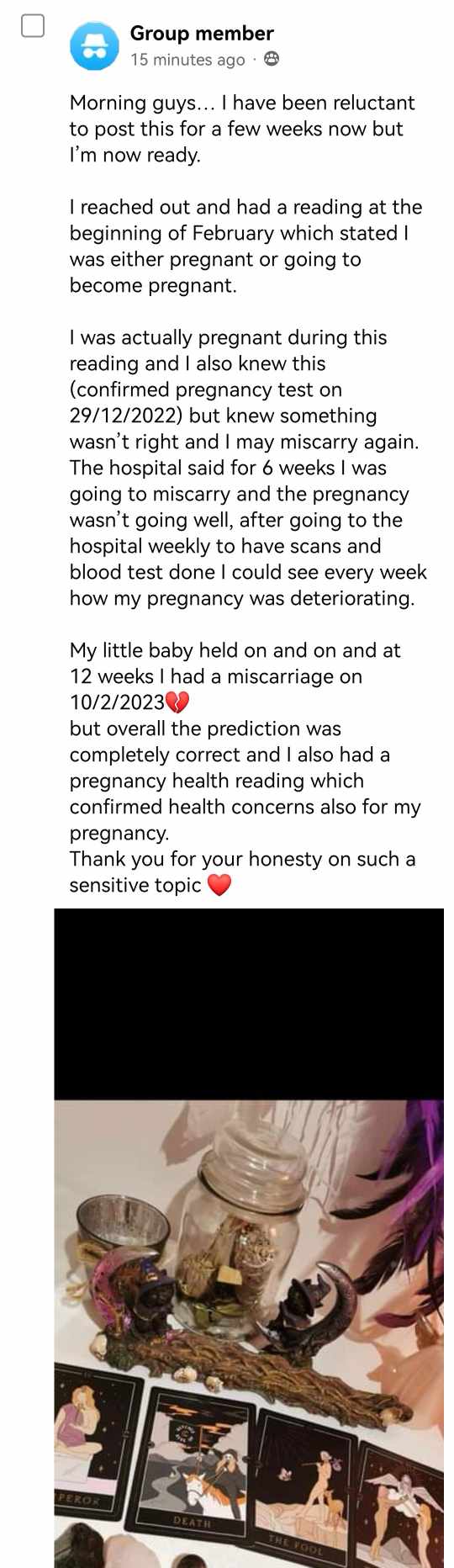 Customer review screenshot