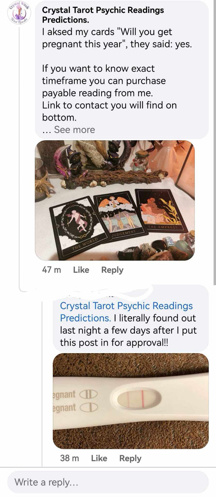 Customer review screenshot