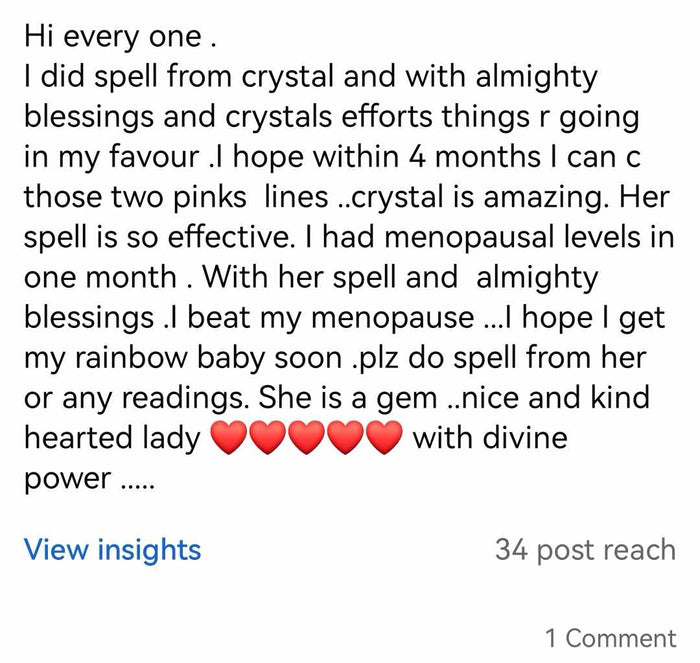 Customer review screenshot