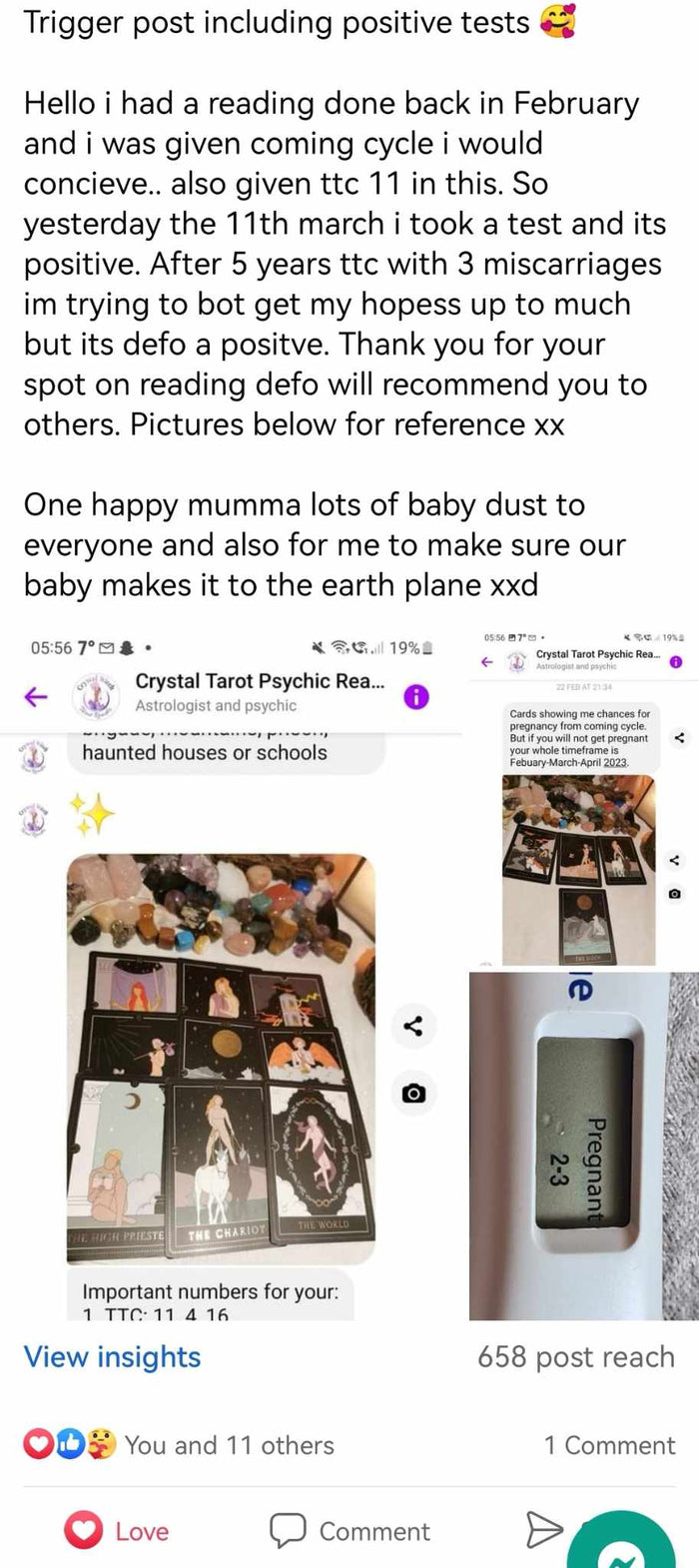 Customer review screenshot