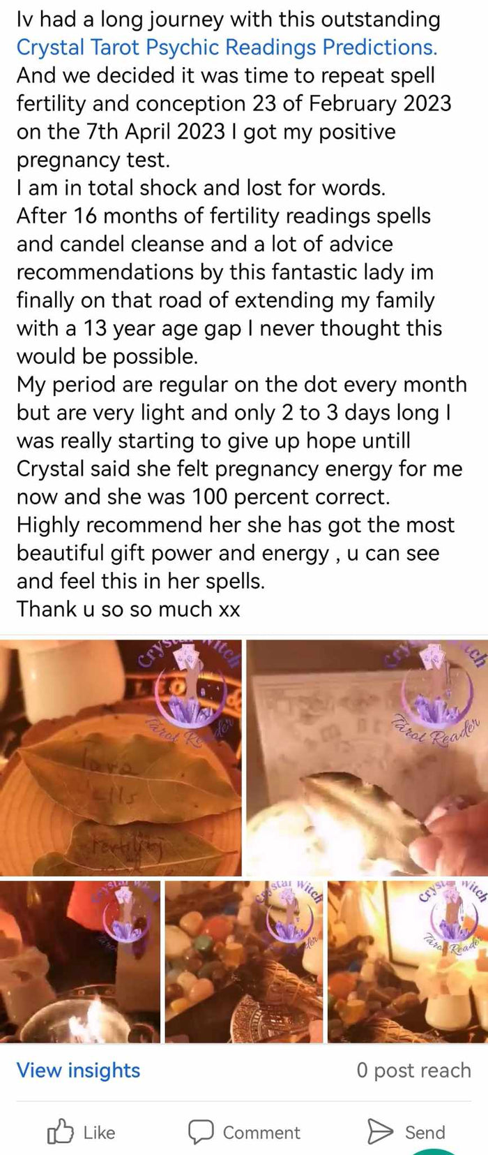 Customer review screenshot