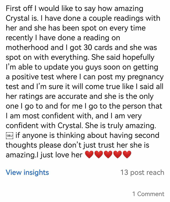 Customer review screenshot