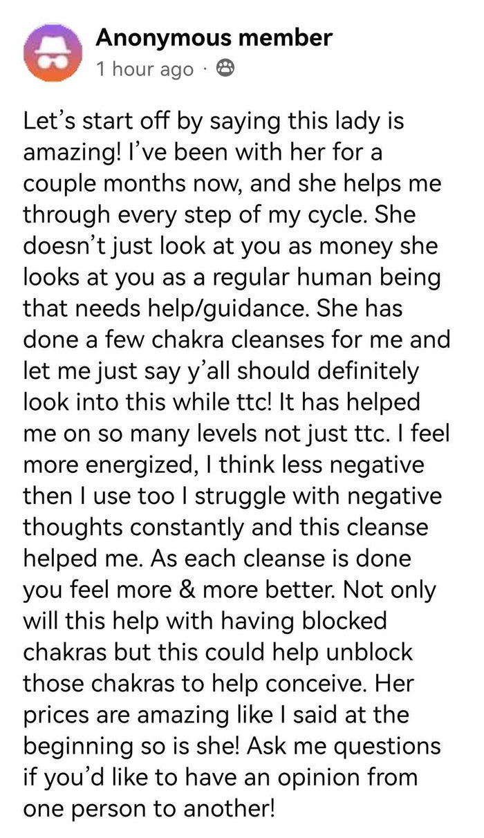 Customer review screenshot