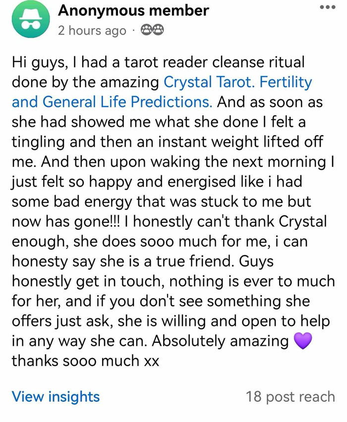 Customer review screenshot