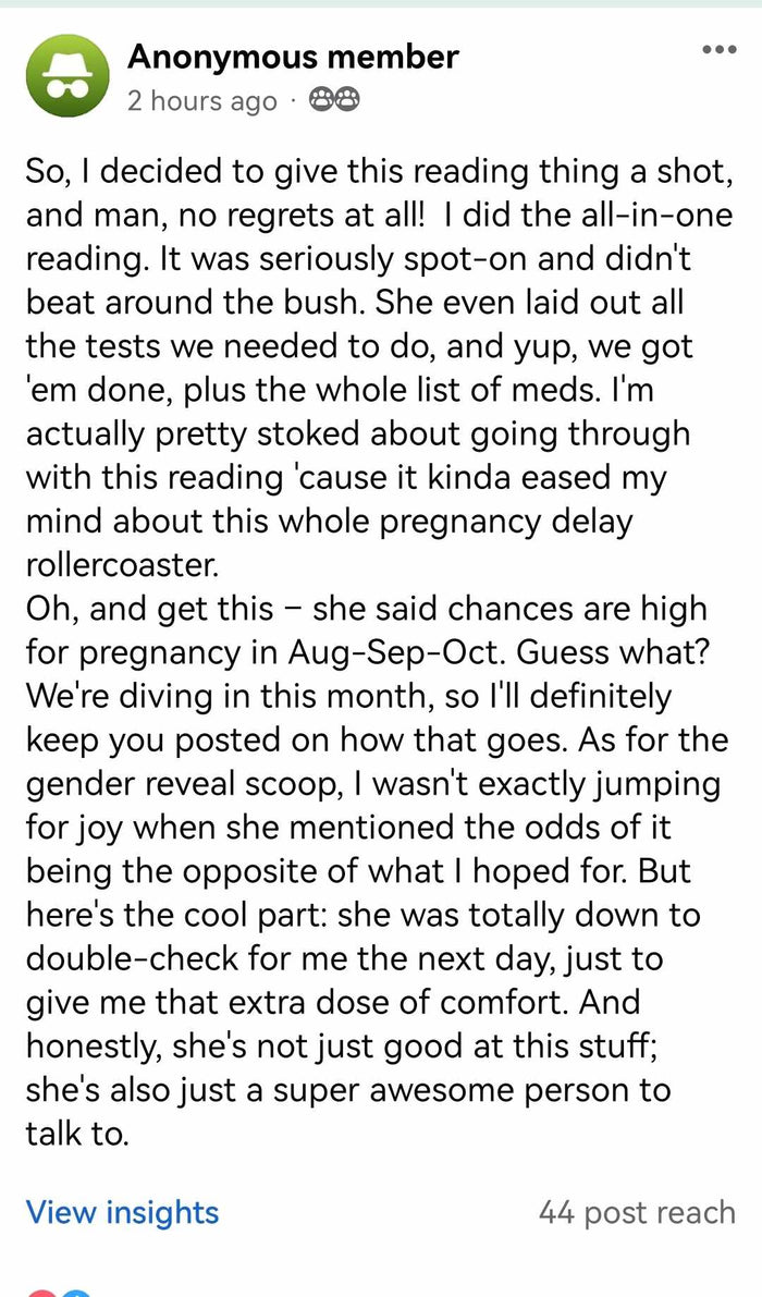 Customer review screenshot