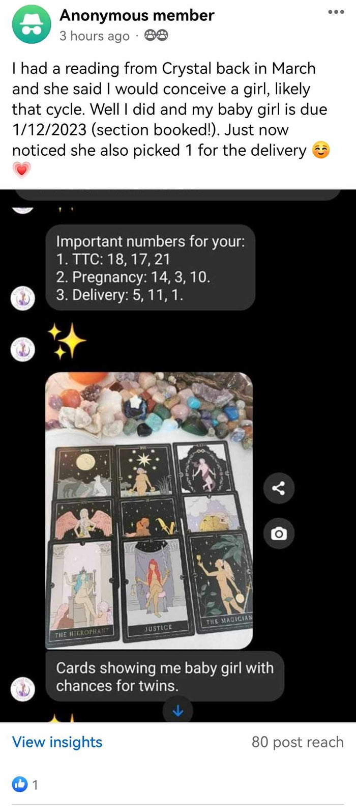 Customer review screenshot