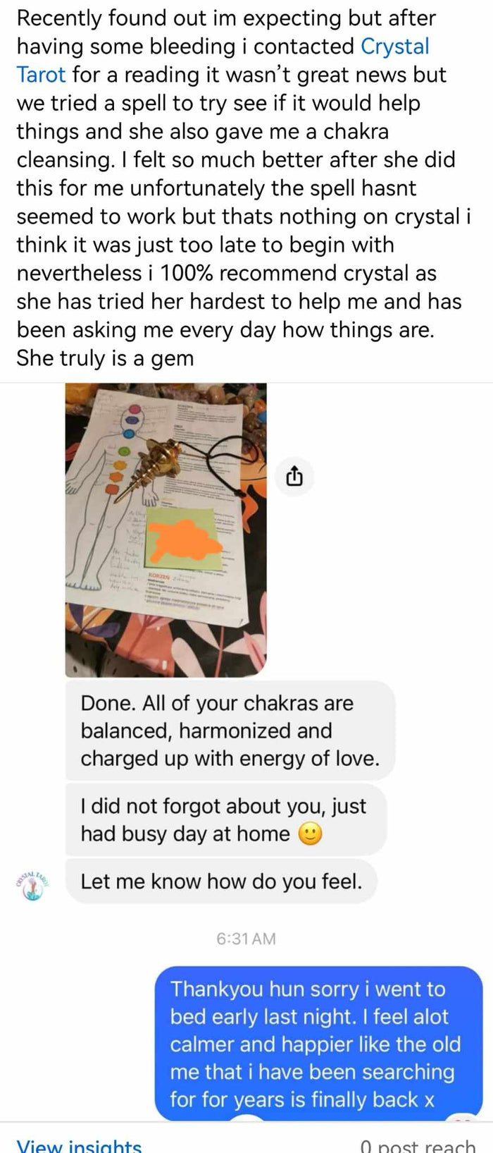 Customer review screenshot