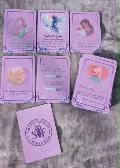Sacret Fertility Oracle Deck by Crystal Tarot
