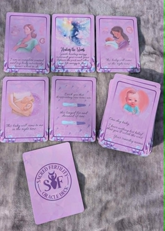 Sacret Fertility Oracle Deck by Crystal Tarot