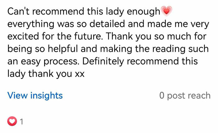 Customer review screenshot