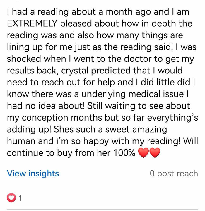 Customer review screenshot