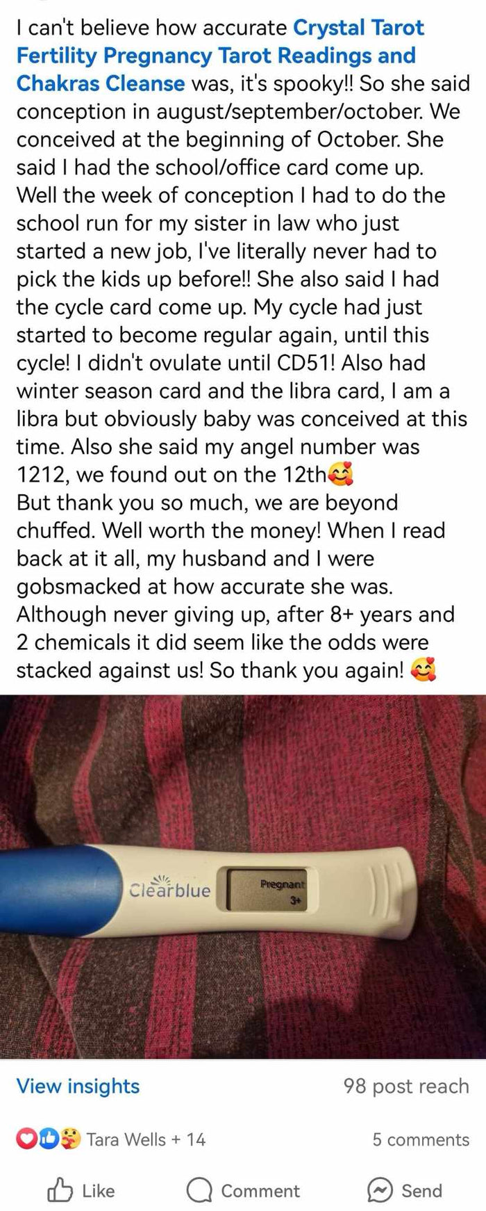 Customer review screenshot
