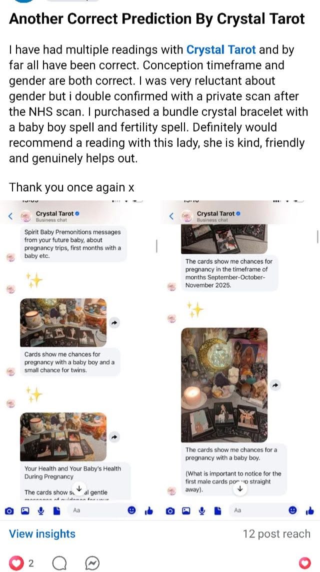 Customer review screenshot