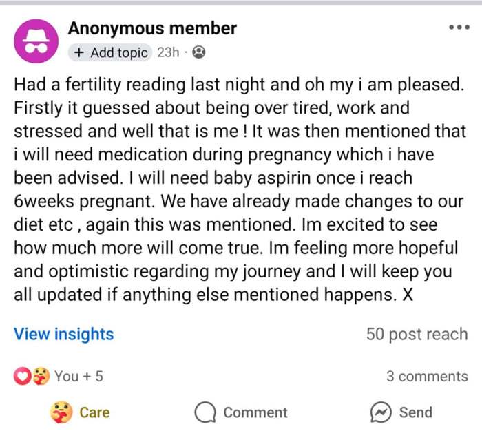 Customer review screenshot
