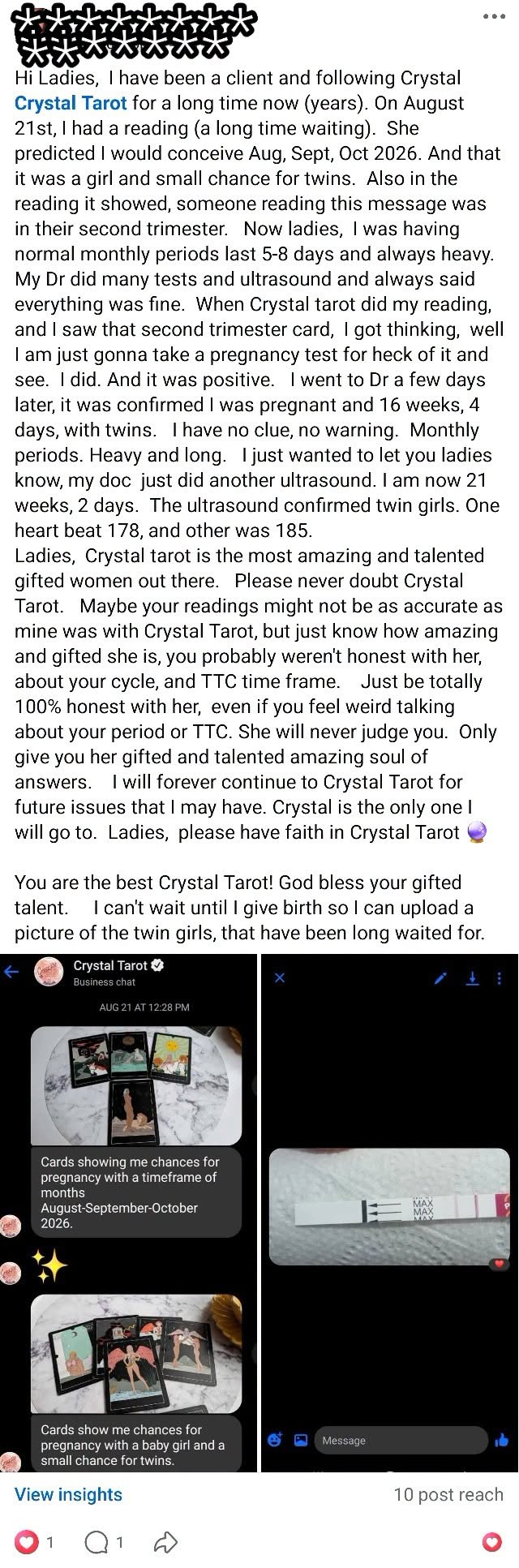 Customer review screenshot