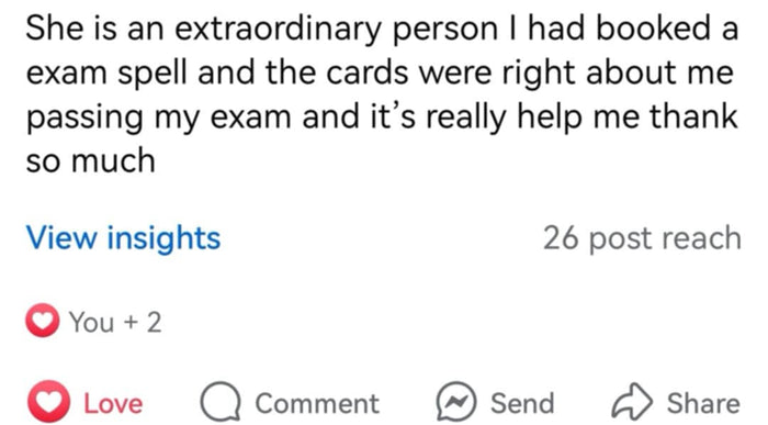 Customer review screenshot