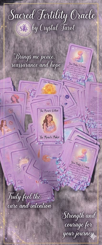 Sacret Fertility Oracle Deck by Crystal Tarot